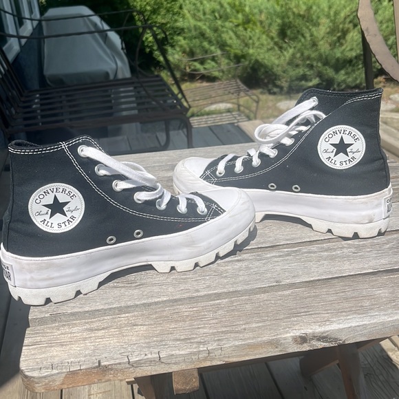 Black Platform Converse - Picture 2 of 3